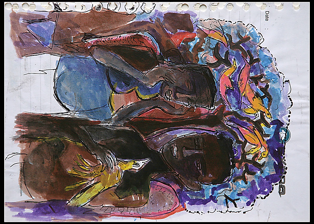 Dt131 Water Color On Paper  X  INC   Available.Jpg